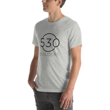 Load image into Gallery viewer, 530 Builders Tee Black Logo