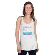 Load image into Gallery viewer, Welcome to South Lake Tahoe Women's Racerback Tank