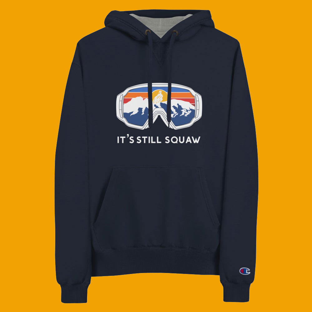 It's Still Squaw Navy Hoodie