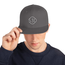 Load image into Gallery viewer, 530 Builders Snapback Hat White Logo
