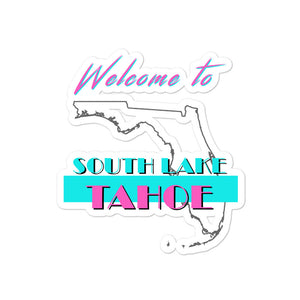 Welcome to South Lake Tahoe Sticker