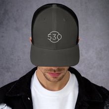 Load image into Gallery viewer, 530 Builders Trucker Hat White Logo
