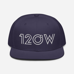 120º West Flat Brim Snapback