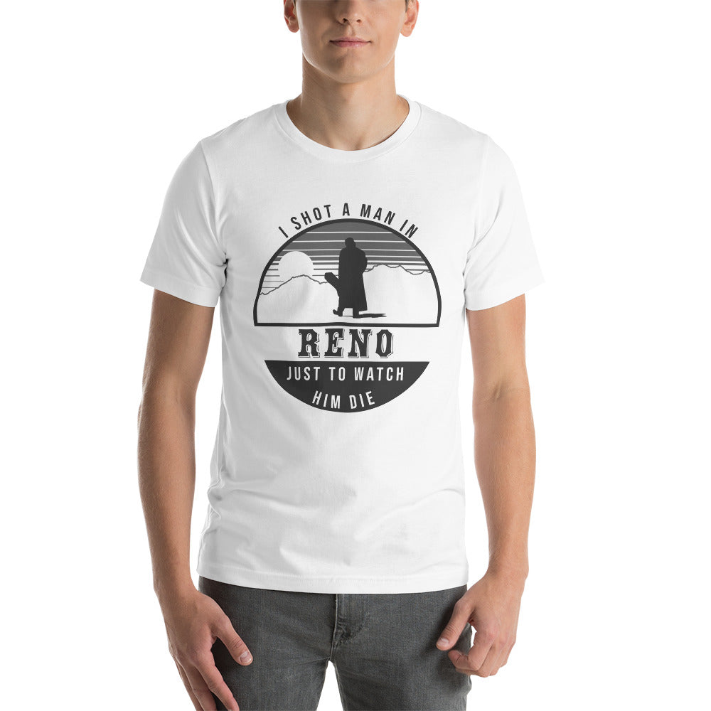 I Shot A Man In Reno Tee White