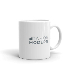 White glossy mug