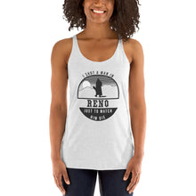 Load image into Gallery viewer, I Shot A Man In Reno Women&#39;s Racerback Tank White
